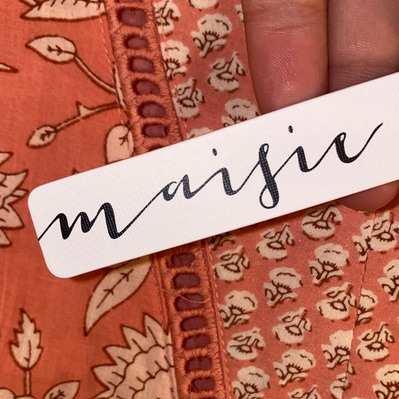 Maisie Chic Pink Floral Midi Skirt - Picture 3 of 15